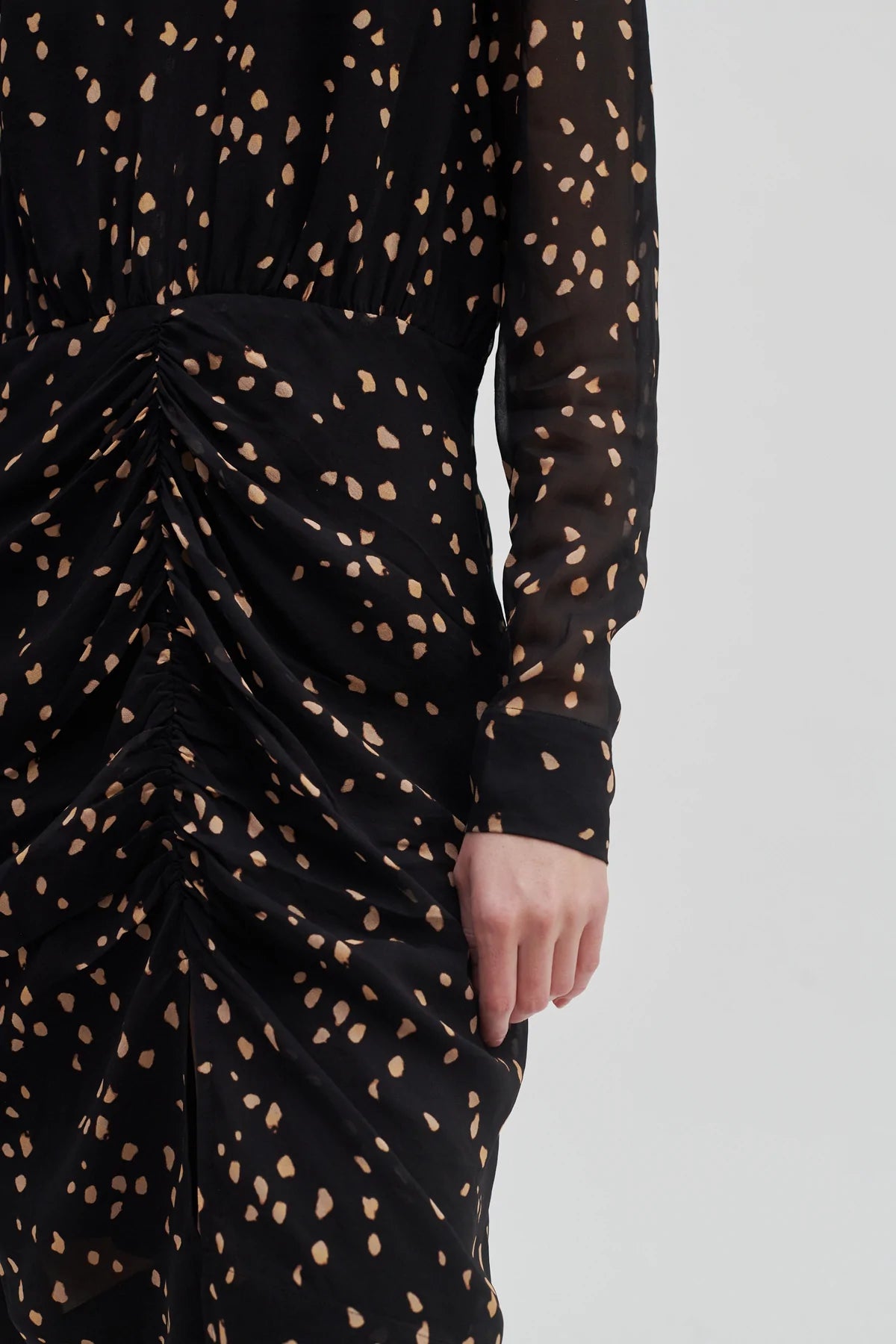 Mild Fitted Dress Black Second Female