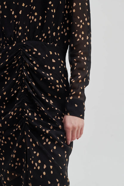 Mild Fitted Dress Black Second Female