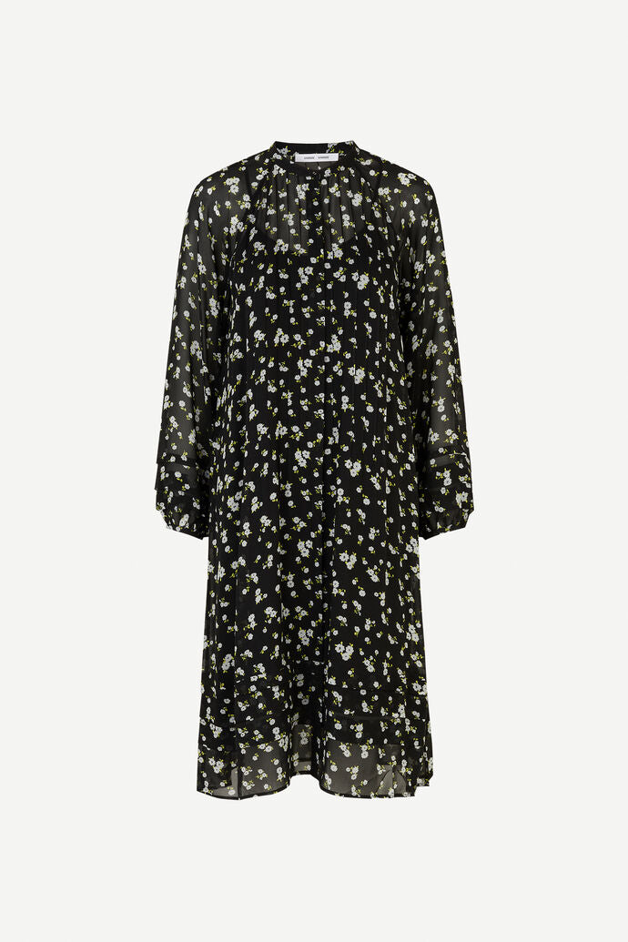 Elma Shirt Dress Aop Dark Meadow Samsoe Samsoe