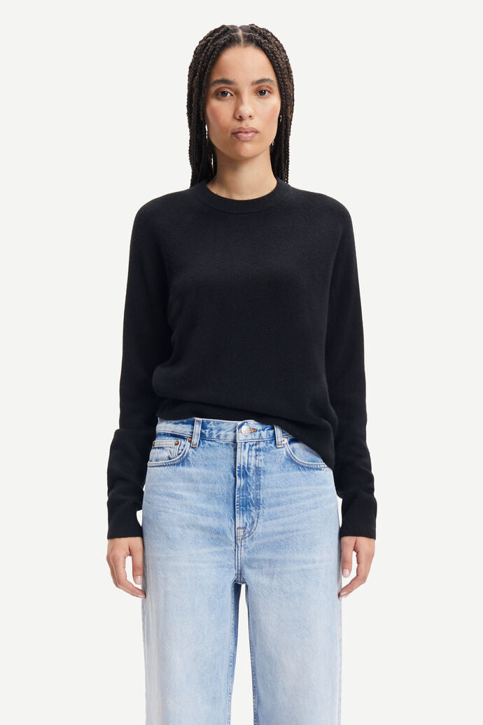 Boston O-Neck Black Samsoe Samsoe