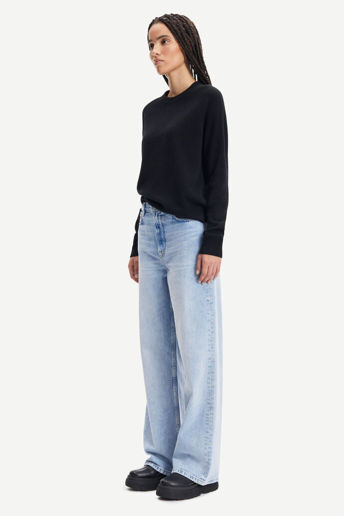 Boston O-Neck Black Samsoe Samsoe