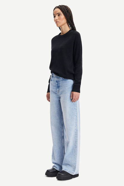 Boston O-Neck Black Samsoe Samsoe