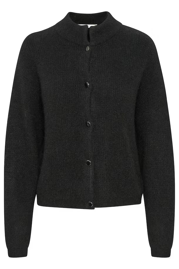 AlphaGZ Short Cardigan Black Gestuz