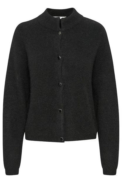 AlphaGZ Short Cardigan Black Gestuz