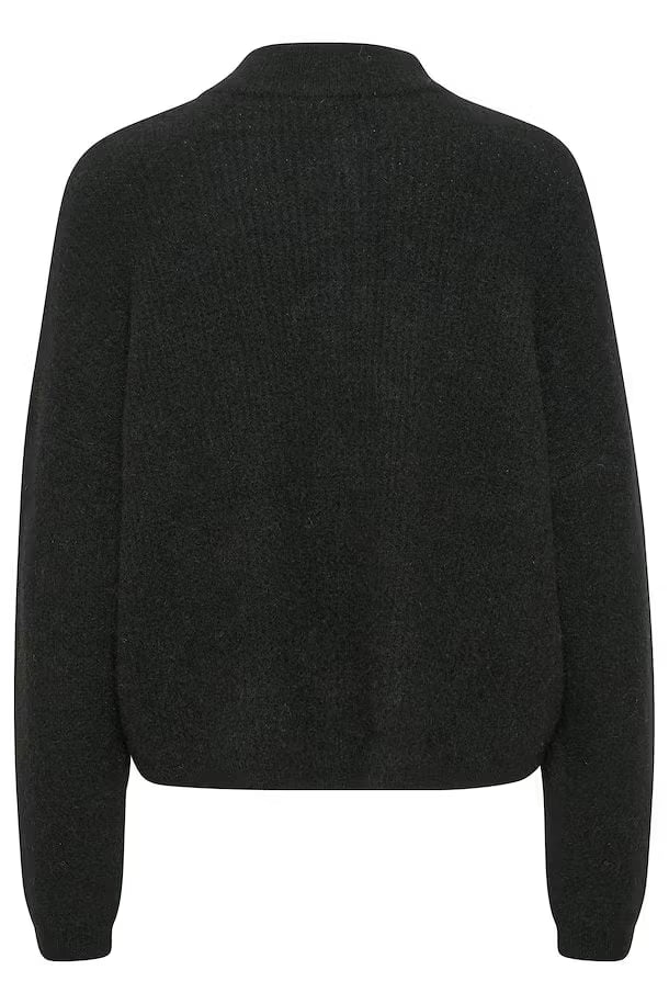AlphaGZ Short Cardigan Black Gestuz