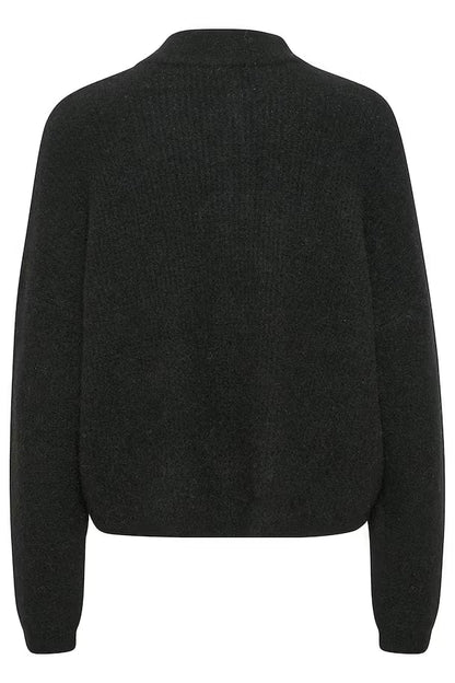 AlphaGZ Short Cardigan Black Gestuz