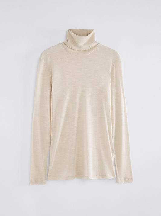 Romie Turtleneck Top Soft Beige Filippa K