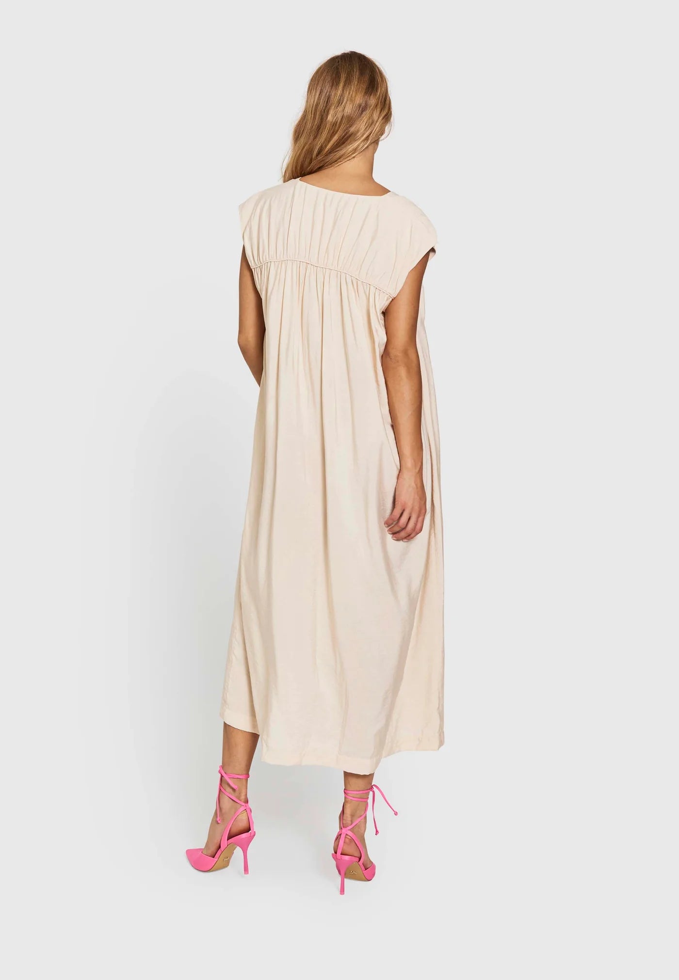 Alyssa Midi Dress Off White Norr