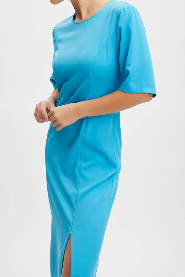 Melba Long Dress Malibu Blue Gestuz