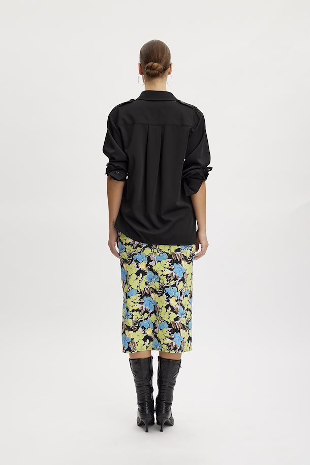 Rosille Skirt Blue Green Floral Gestuz