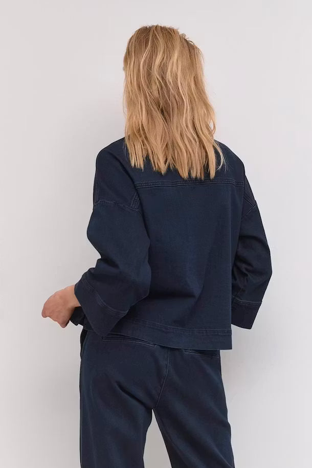 LaraMW Short Shirt 115 Dark Blue My Essential Wardrobe
