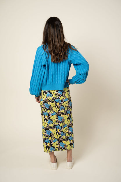 Lexi V-Cardigan Malibu Blue Gestuz