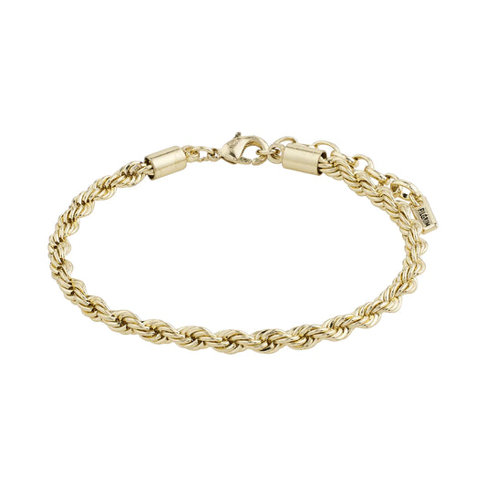 Pam Recycled Robe Chain Bracelet Gold Pilgrim