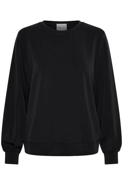 The Sweat Blouse Black My Essential Wardrobe