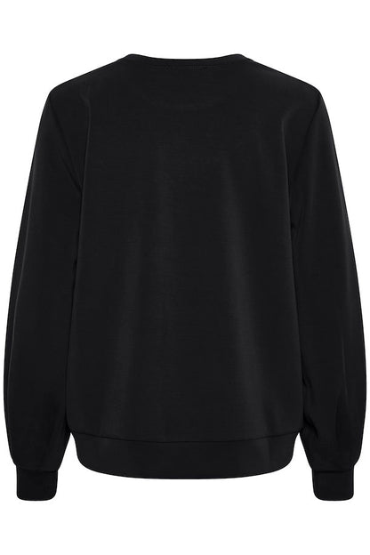 The Sweat Blouse Black My Essential Wardrobe