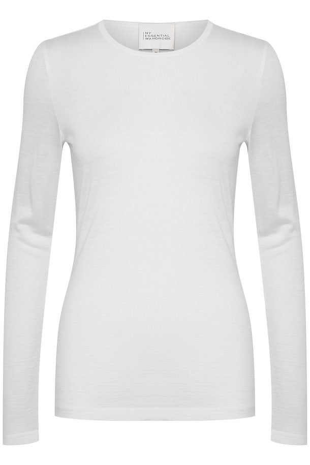 The Oneck Long Sleeve Off-White My Essential Wardrobe