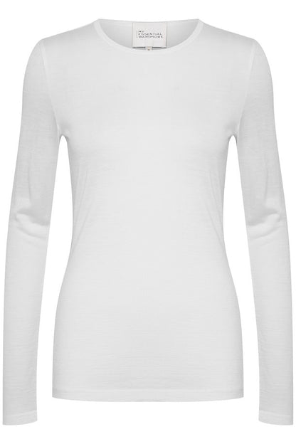 The Oneck Long Sleeve Off-White My Essential Wardrobe