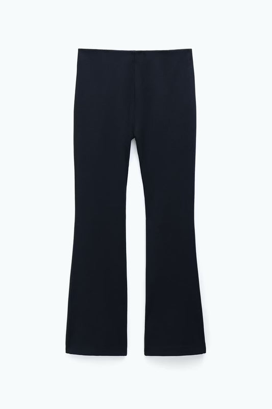 Flared Jersey Trousers Black Filippa K