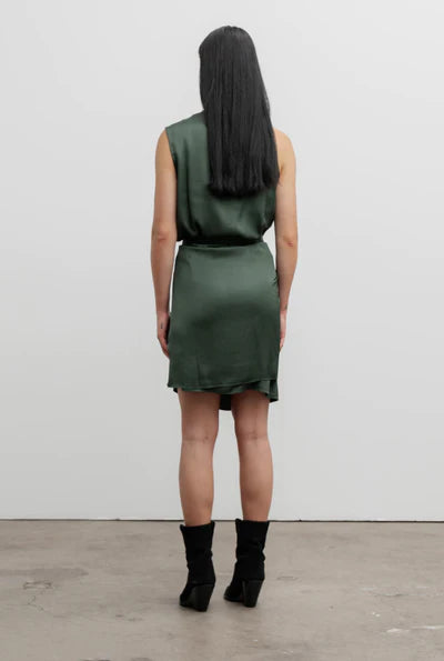 Telly Short Dress Army Green Ahlvar Gallery
