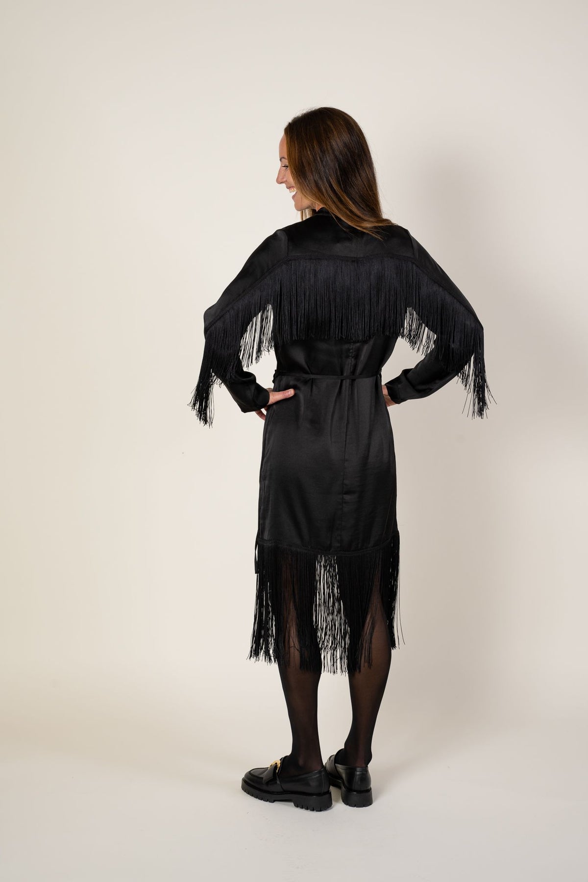 Gili Short Dress Black Norr