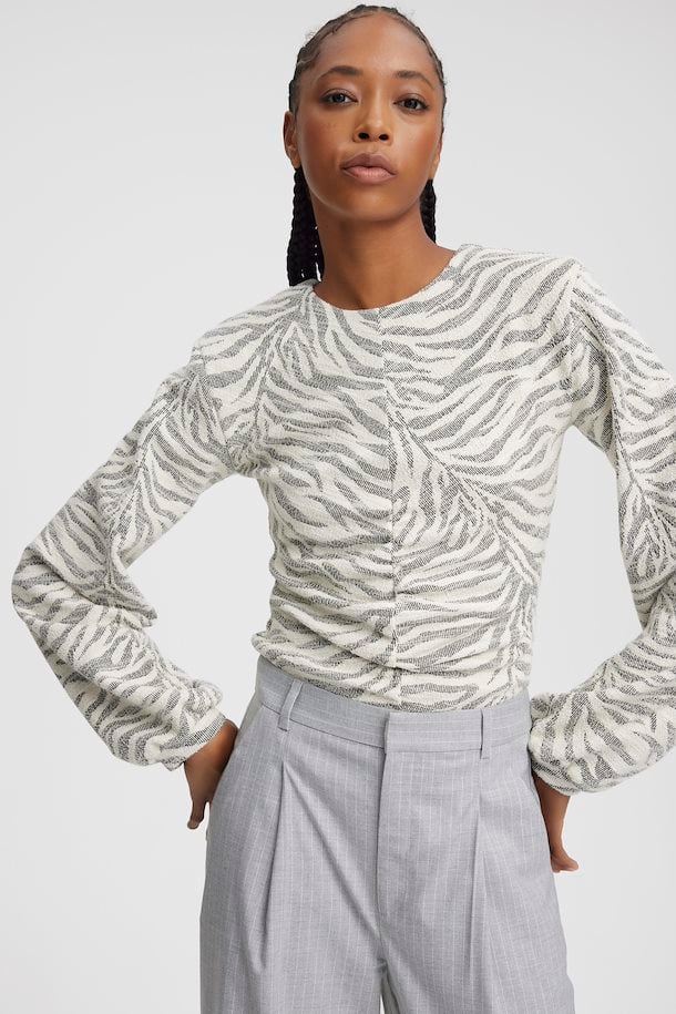 IriaGZ Blouse White Tiger Gestuz