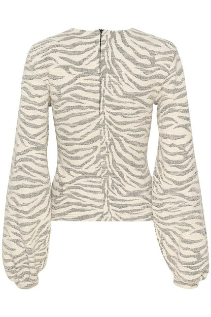 IriaGZ Blouse White Tiger Gestuz