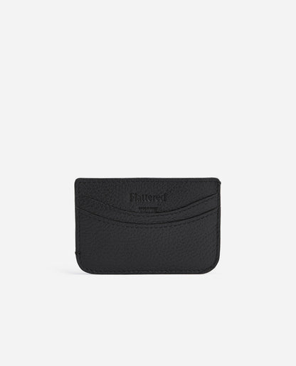 Bonnie Cardholder Black Leather Flattered