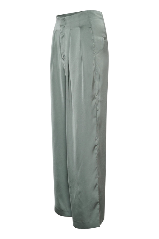 Dia Vala High Pant Castor Green My Essential Wardrobe