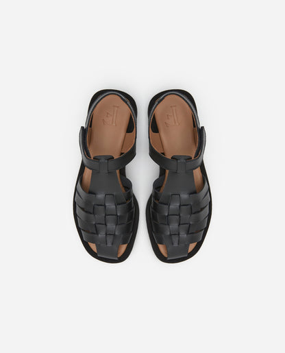 Gigi Leather Black Flattered