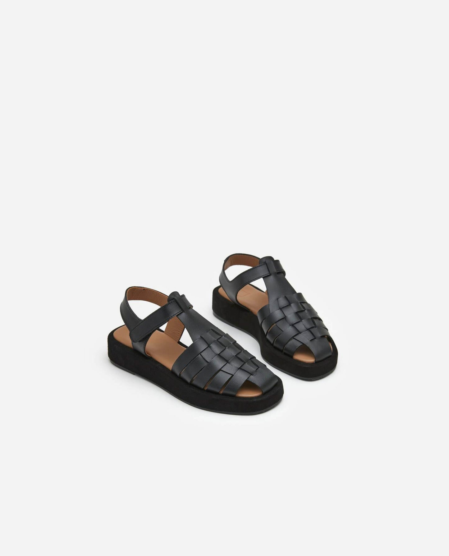Gigi Leather Black Flattered