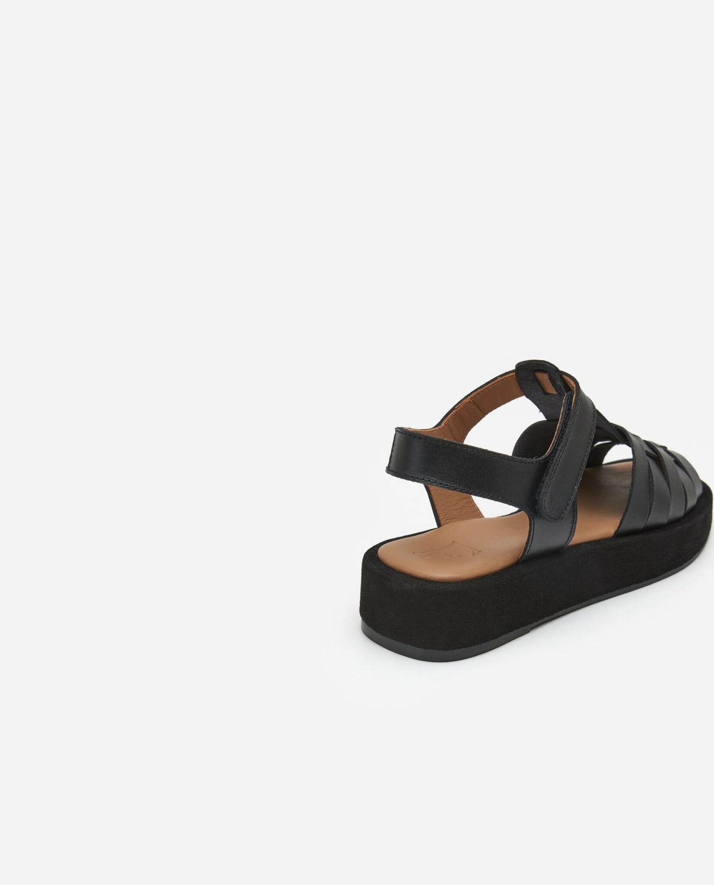 Gigi Leather Black Flattered