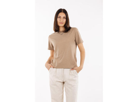Ester Basic Bamboo Tee Silver Mink Urban Pioneers