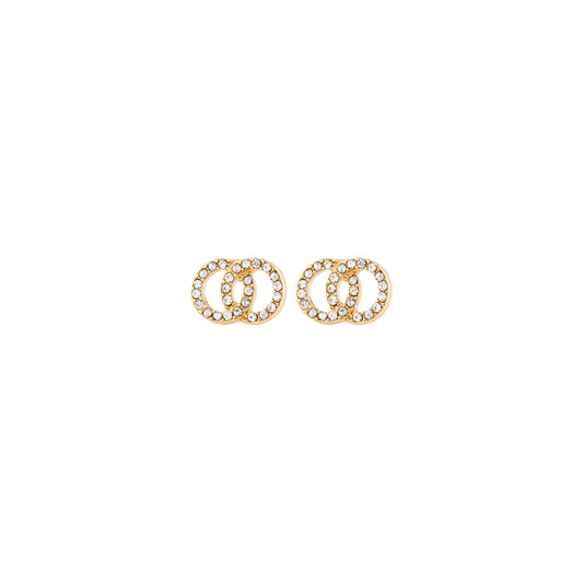 Jolina Recycled Earrings Gold Pilgrim