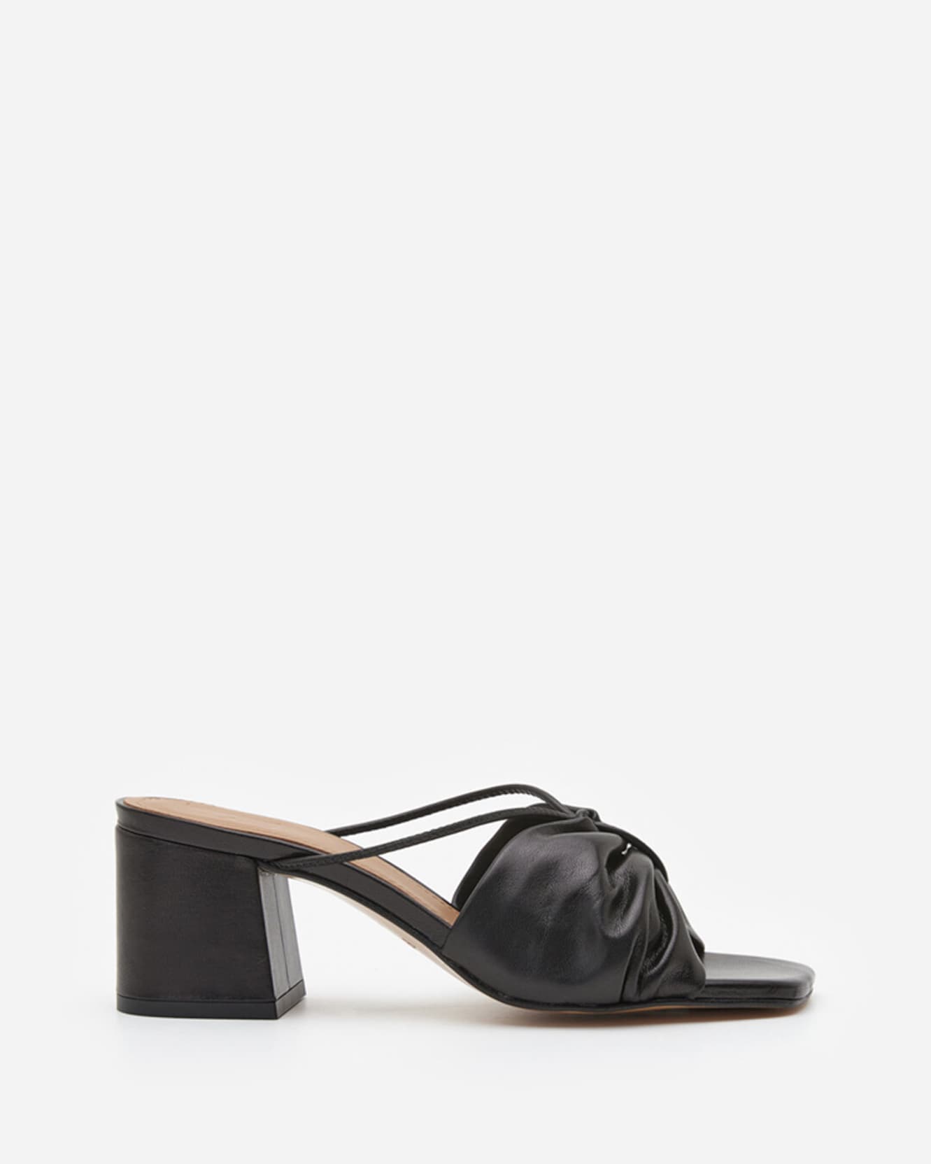 Olivia Black Leather Flattered