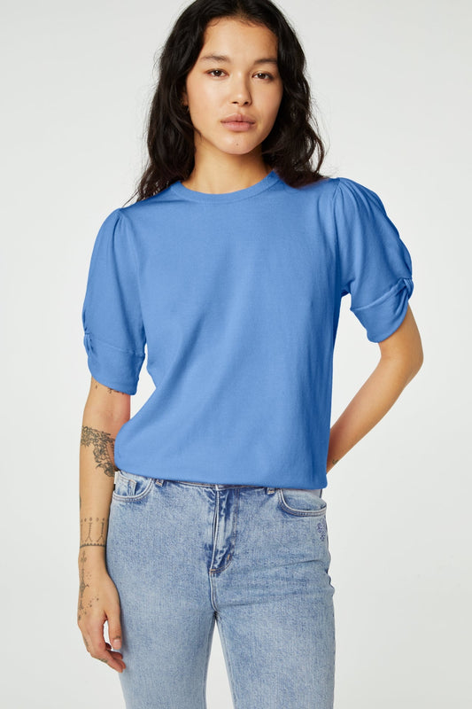 Molly Twist Pullover Cornflower Blue Fabienne Chapot
