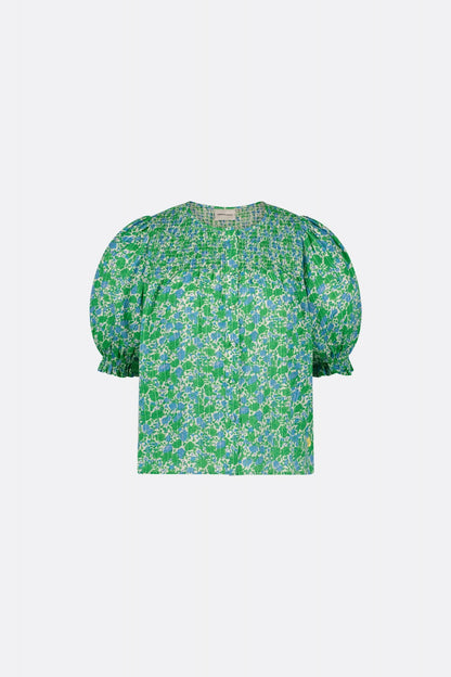June SS Blouse Green Clueless Fabienne Chapot