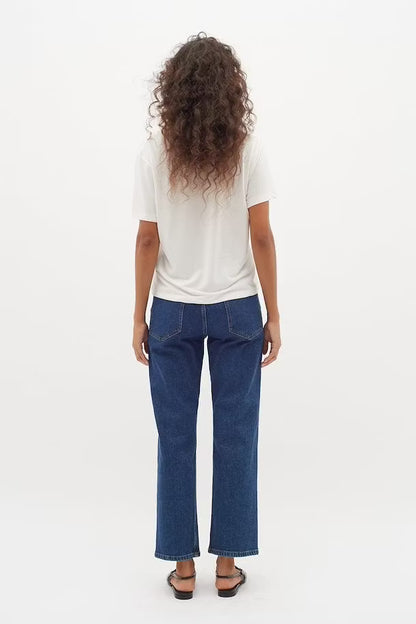 LilianaIW Base V-Neck Whisper White InWear