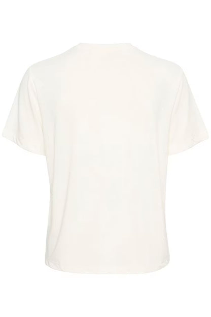 LilianaIW Base V-Neck Whisper White InWear