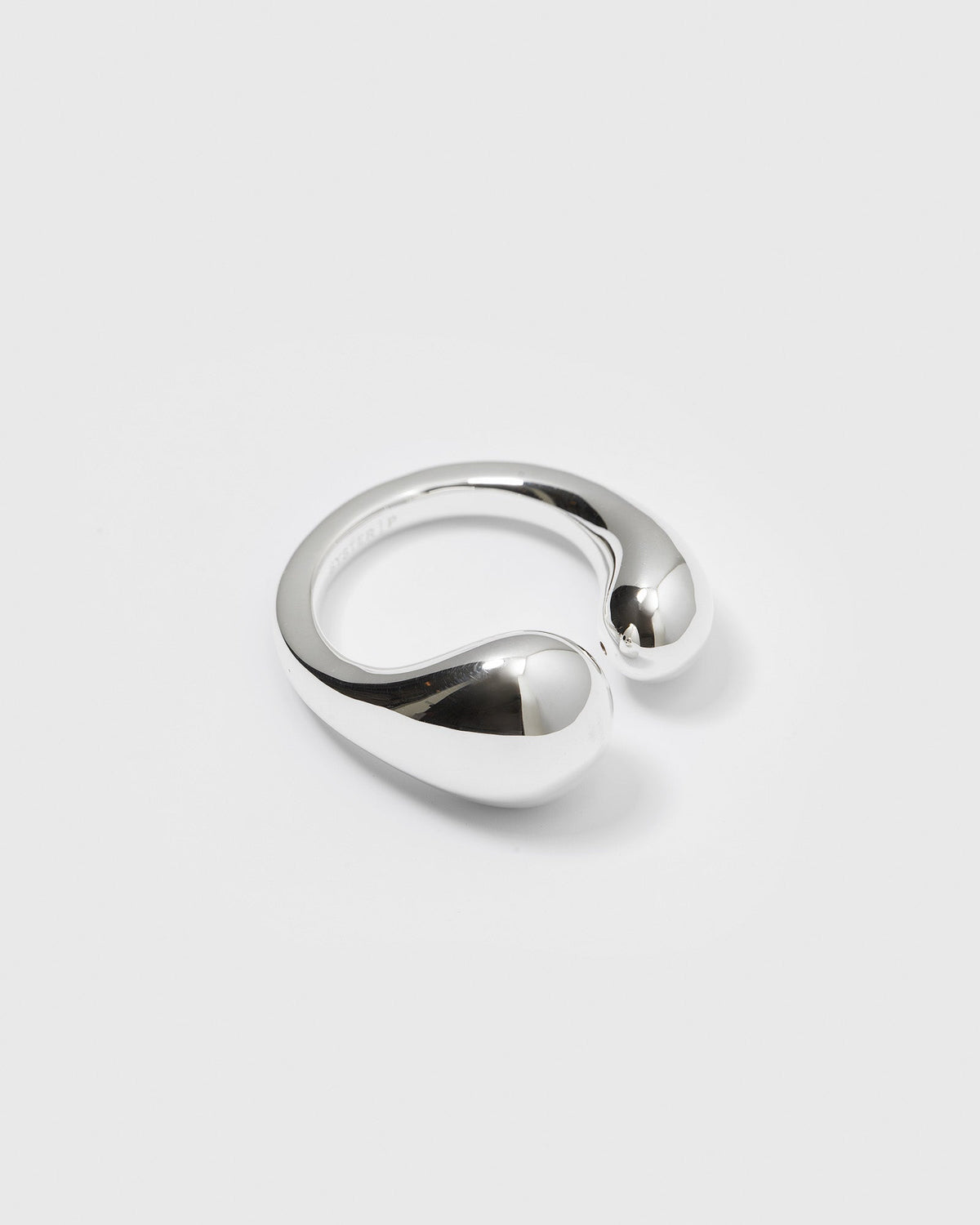 Bolded Drops Ring Silver Syster P