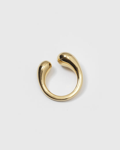 Bolded Drops Ring Gold Syster P