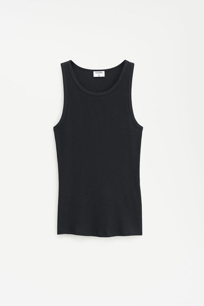 Fine Rib Tank Black Filippa K