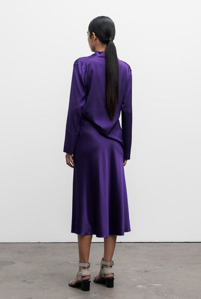 Ayumi Silk Blouse Violet Ahlvar Gallery