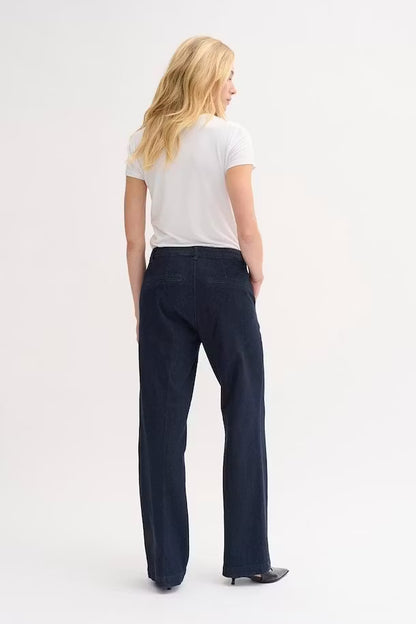 30 The Lara 115 Pants Dark Blue Un-Wash My Essential Wardrobe