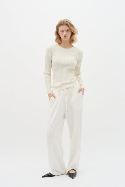 LeicentIW Pants Whisper White InWear