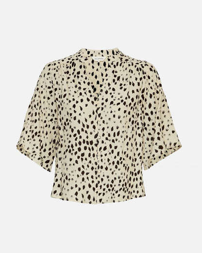 Angelina Shirt AOP Peyote Dot MSCH