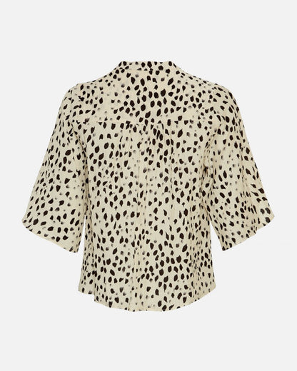 Angelina Shirt AOP Peyote Dot MSCH