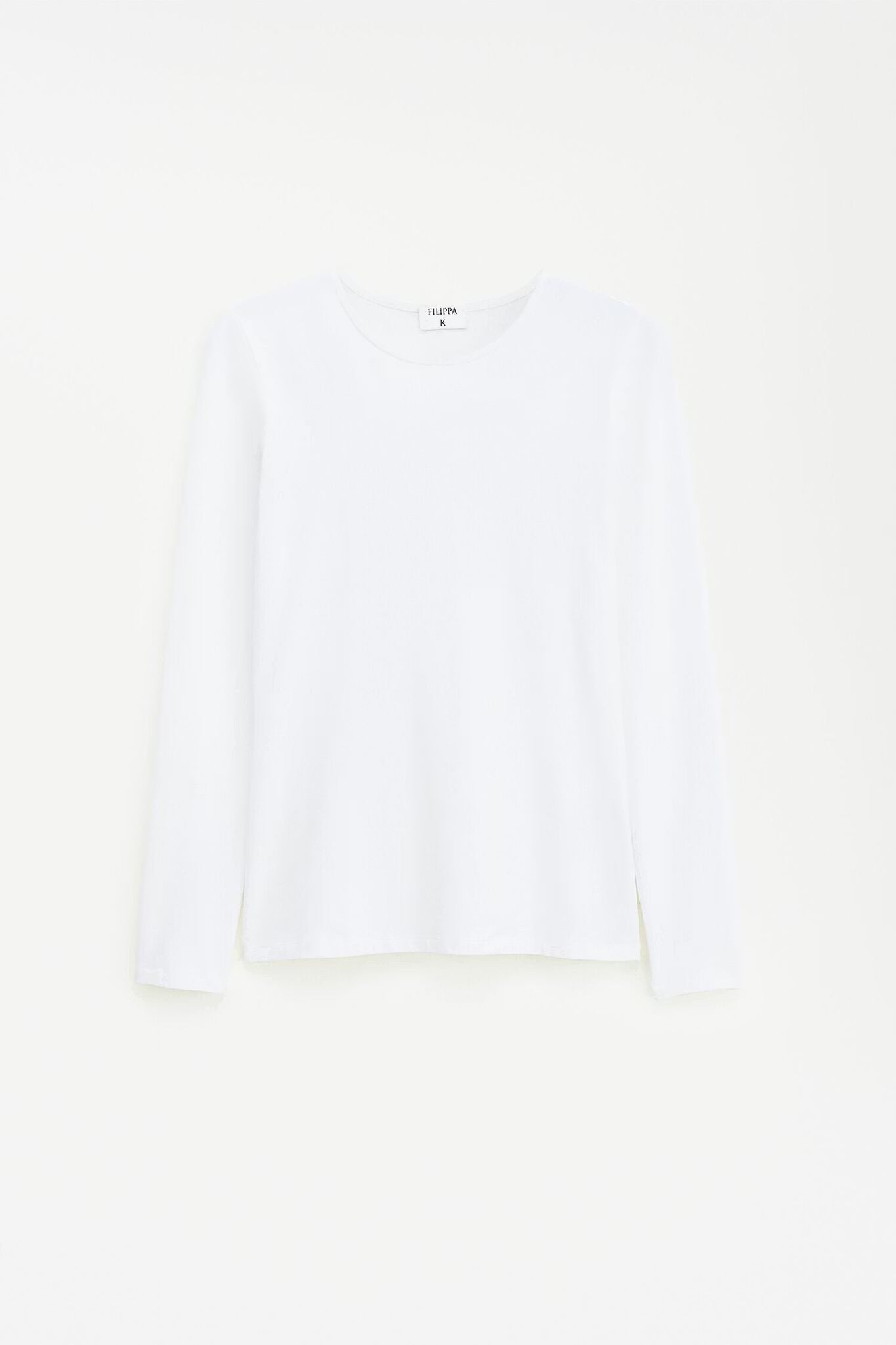 Cotton Stretch Long Sleeve White Filippa K