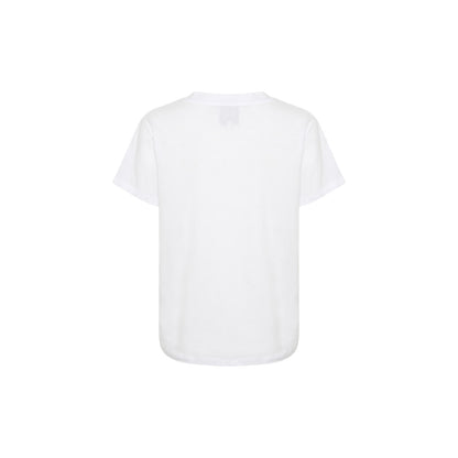 HanneMW V-Neck Tee Bright White My Essential Wardrobe