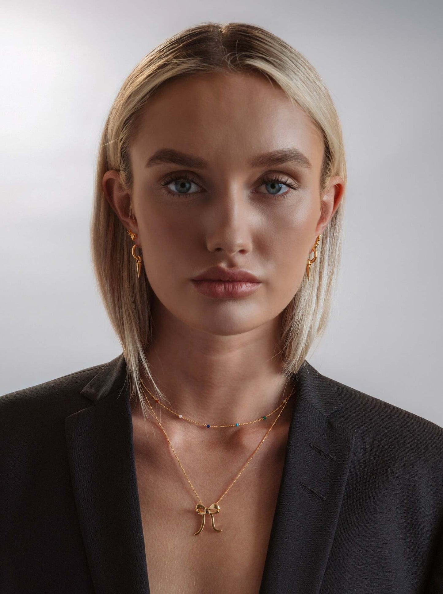 Juno Single Hoop Gold Syster P