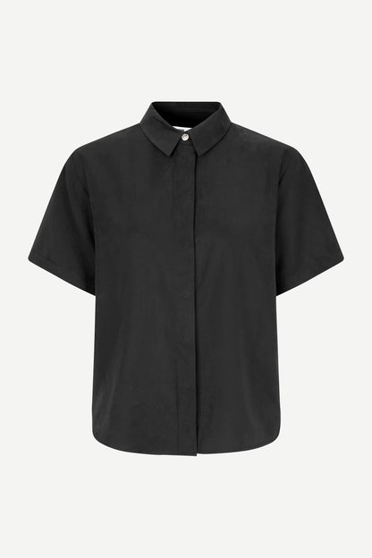 Mina SS Shirt 14028 Black Samsoe Samsoe